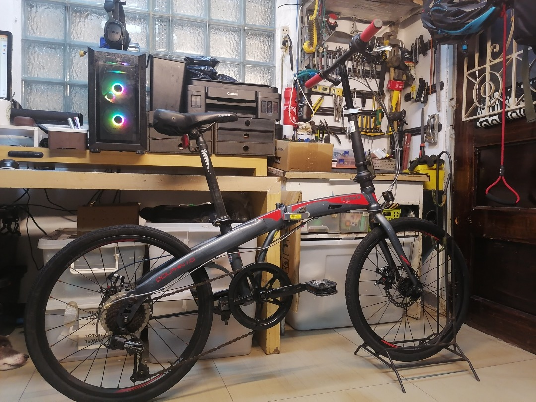 Trinx Dolphin Folding Bike (Shimano Parts) on Carousell
