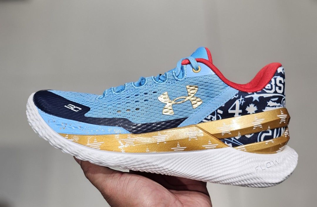Curry 2 low top blue and yellow