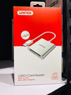✅Unitek USB-A to CF Card SDCard MicroSD Card Reader With USB-C Adaptor Y-9313D