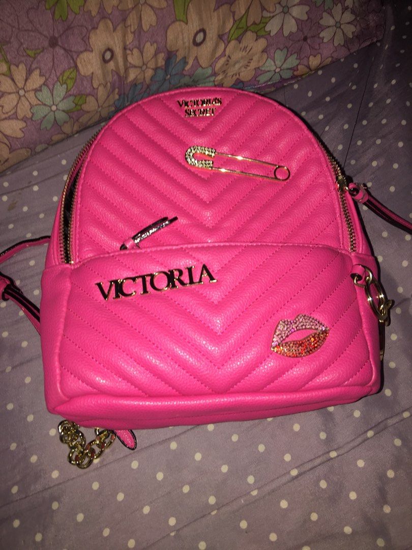 Pink victoria secret backpack sale sale