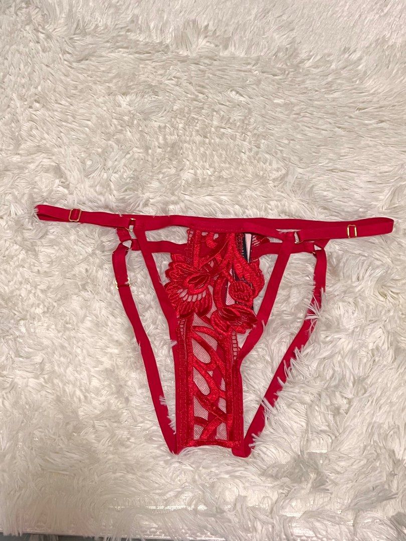 Victoria Secret Crotchless G- String panty, Men's Fashion, Bottoms, New  Underwear on Carousell