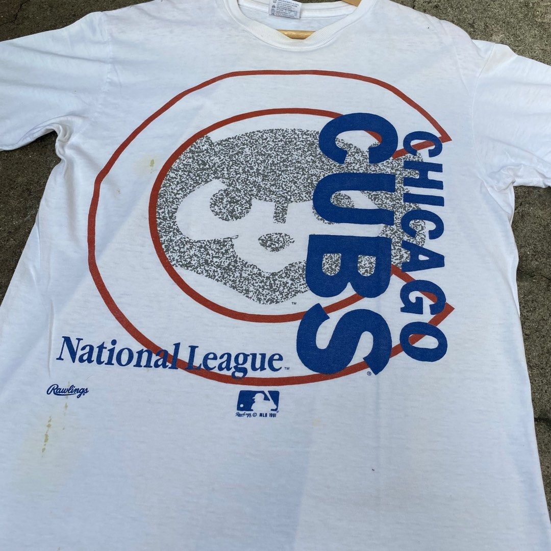 1992 Chicago Cubs Baseball Button Up – Red Vintage Co