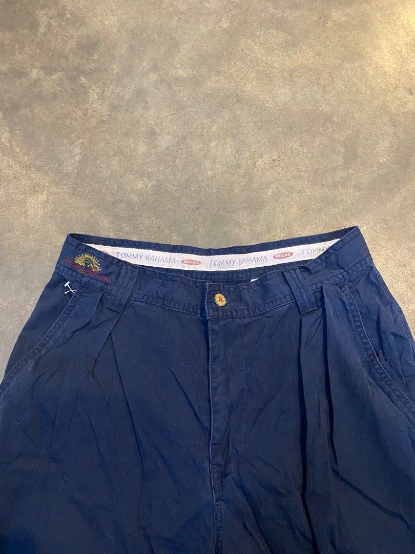 Vintage Tommy Bahama Navy Shorts Men s Fashion Bottoms Shorts
