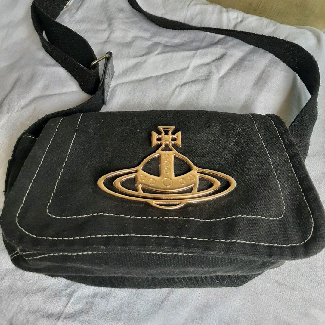 Vivienne Westwood Messenger Bag, Women's Fashion, Bags & Wallets, Cross