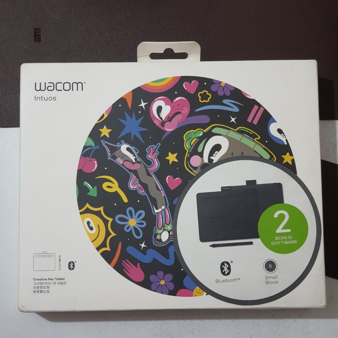 Wacom Intuos Small Bluetooth (CTL-4100WL/K0-CX) Black, Computers & Tech ...