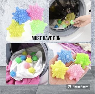 WAJIB PUNYA!!!! 1 pack isi 3 pcs magic ball pembersih baju dimesin cuci
