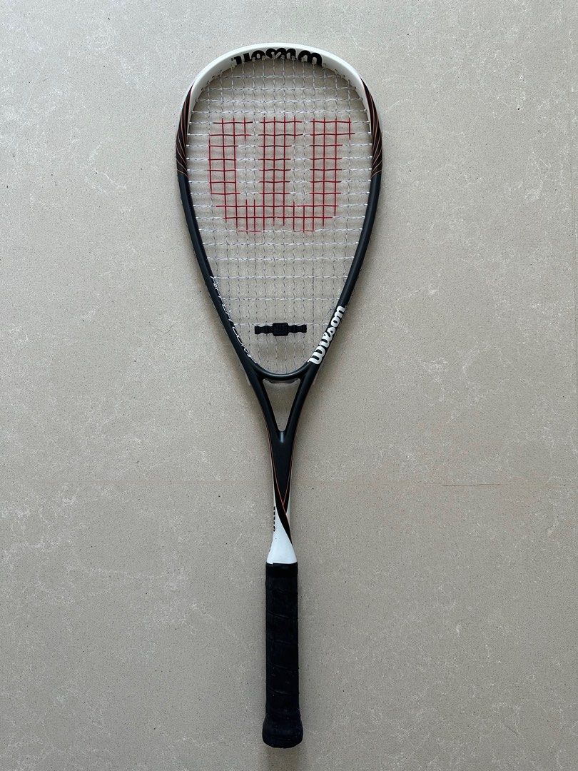 Squashracket Transparante Snaren, Carbon Squashracket voor
