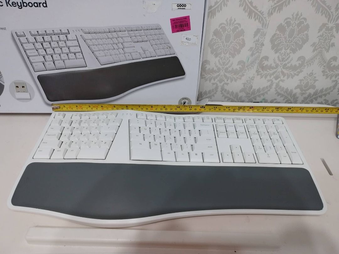 Wireless Ergonomic Keyboard, Computers & Tech, Parts & Accessories ...