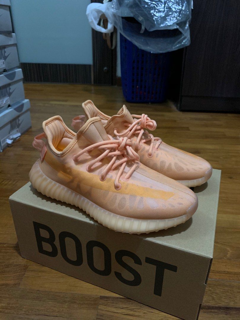 yeezy 350 v2 mono clay on feet