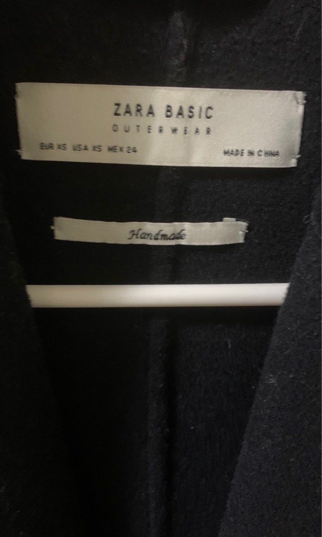 Zara basic clearance outerwear black coat