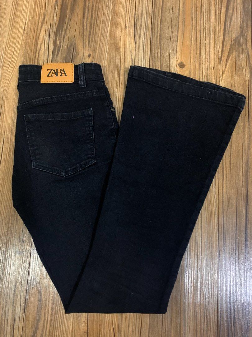 ZARA Bootcut, Women's Fashion, Bottoms, Jeans & Leggings on Carousell