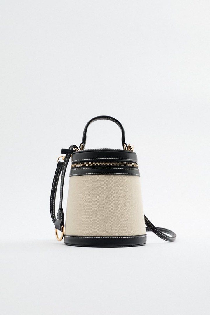 Zara cheap bucket handbags
