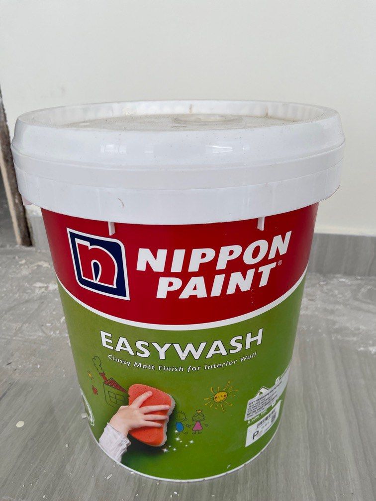18L Nippon Paint SNOW WHITE 18 Liter ( OW 1002P), Furniture & Home