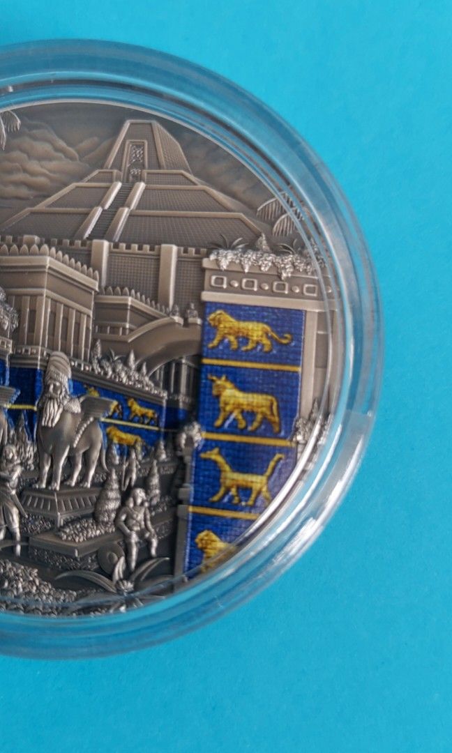 2021 Palau 2 oz Babylon Lost Civilizations Ultra High Relief $10