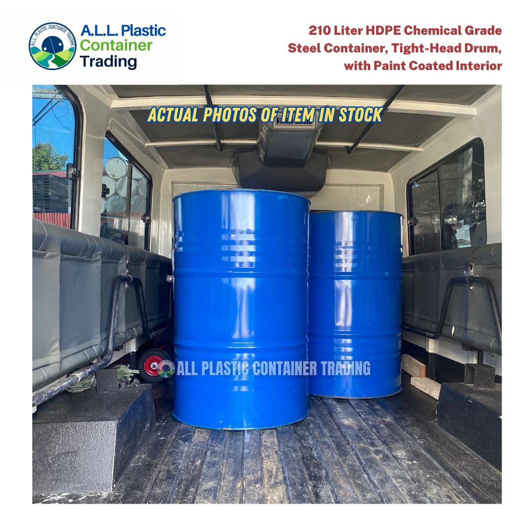 210 Liter Heavy Duty Steel Container Drum (Food Grade) Oil Barrel