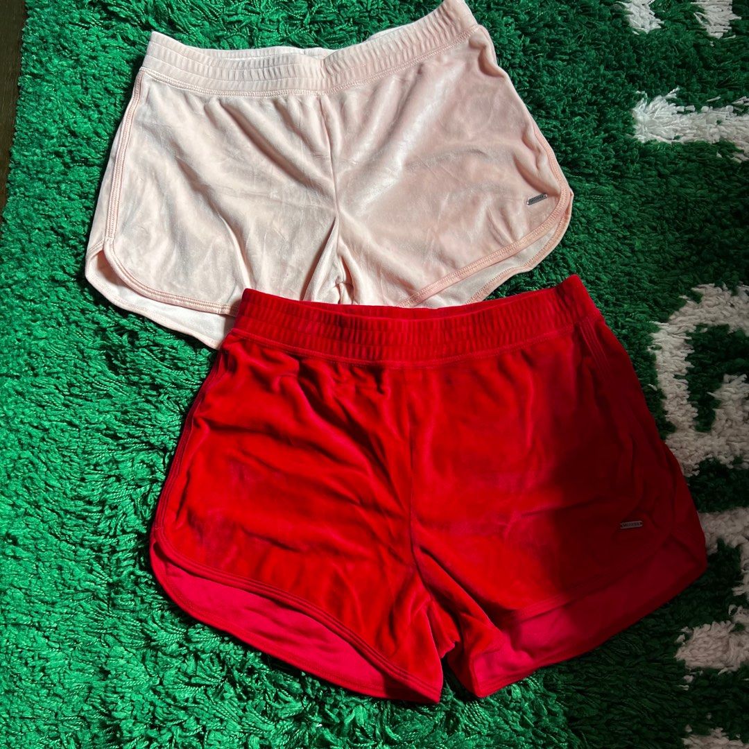 Red soffe shorts top