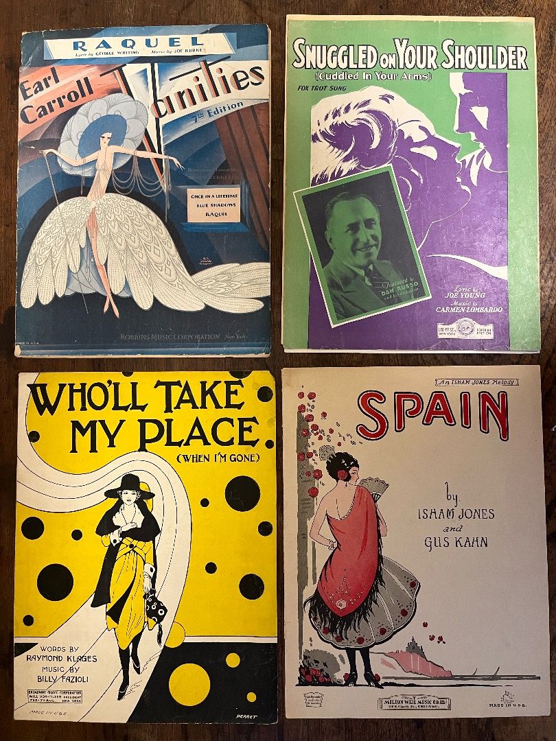 48 Vintage Sheet Music Scores 30 s 40 s 50 s Hobbies Toys