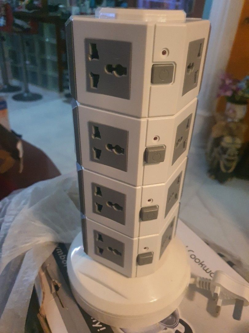 4 Layers Multi Plug with USB Port, TV & Home Appliances, Electrical