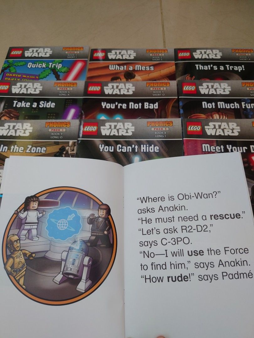 Lego star wars phonics box set on sale