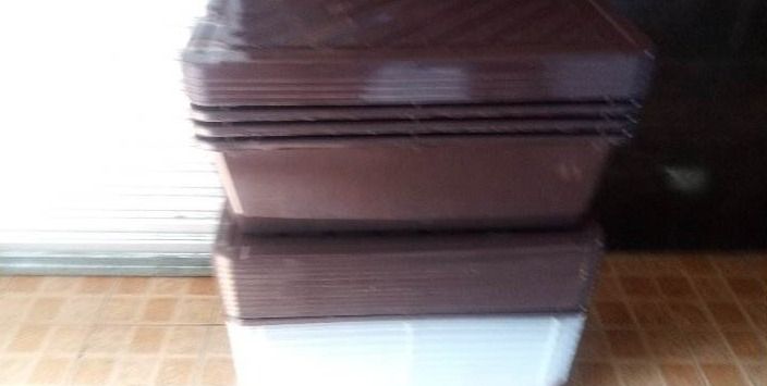 50L CLEAR UNDER BED STORAGE BOXES (Category: Storage Boxes & Baskets) located in Quezon City. Submitted by uno_store (Listing ID 1235590610, Image 3). Description: !! BODEGA SUPER SALE !! !! STOCKABLE STORAGE !! OPEN FOR BULK ORDERS Wholesale/Dealer/Supplier/Retailer PANG PERSONAL AT PANG NEGOSYO 3 boxes 50L underbed brown SOLD SOLD bound to Marikina City thank you po sir Luis! 😊 ❤️ sa uulitin po ! 😊 ❤️ -BODEGA SALE- MATIBAY MAKAPAL MAKUNAT 100