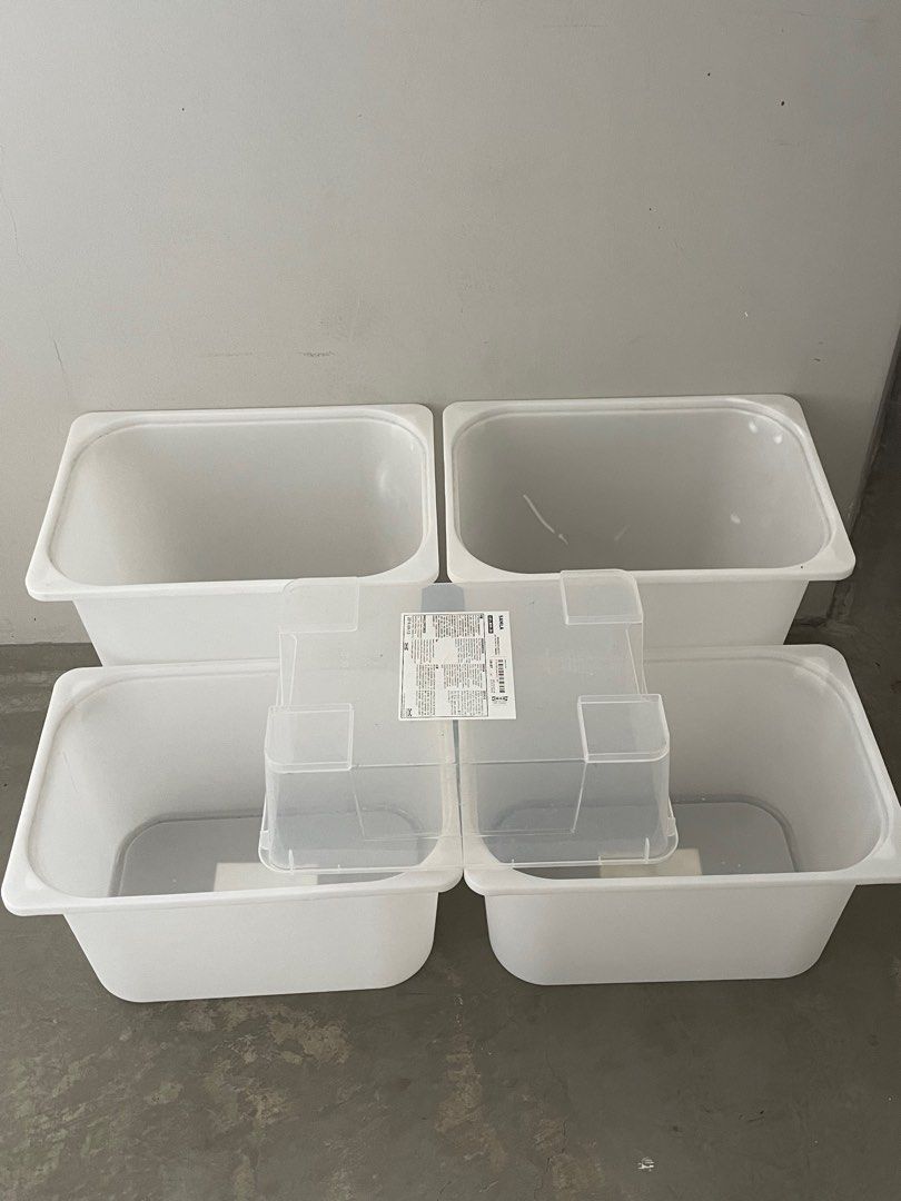 5 IKEA storage containers!, Furniture & Home Living, Furniture, Other