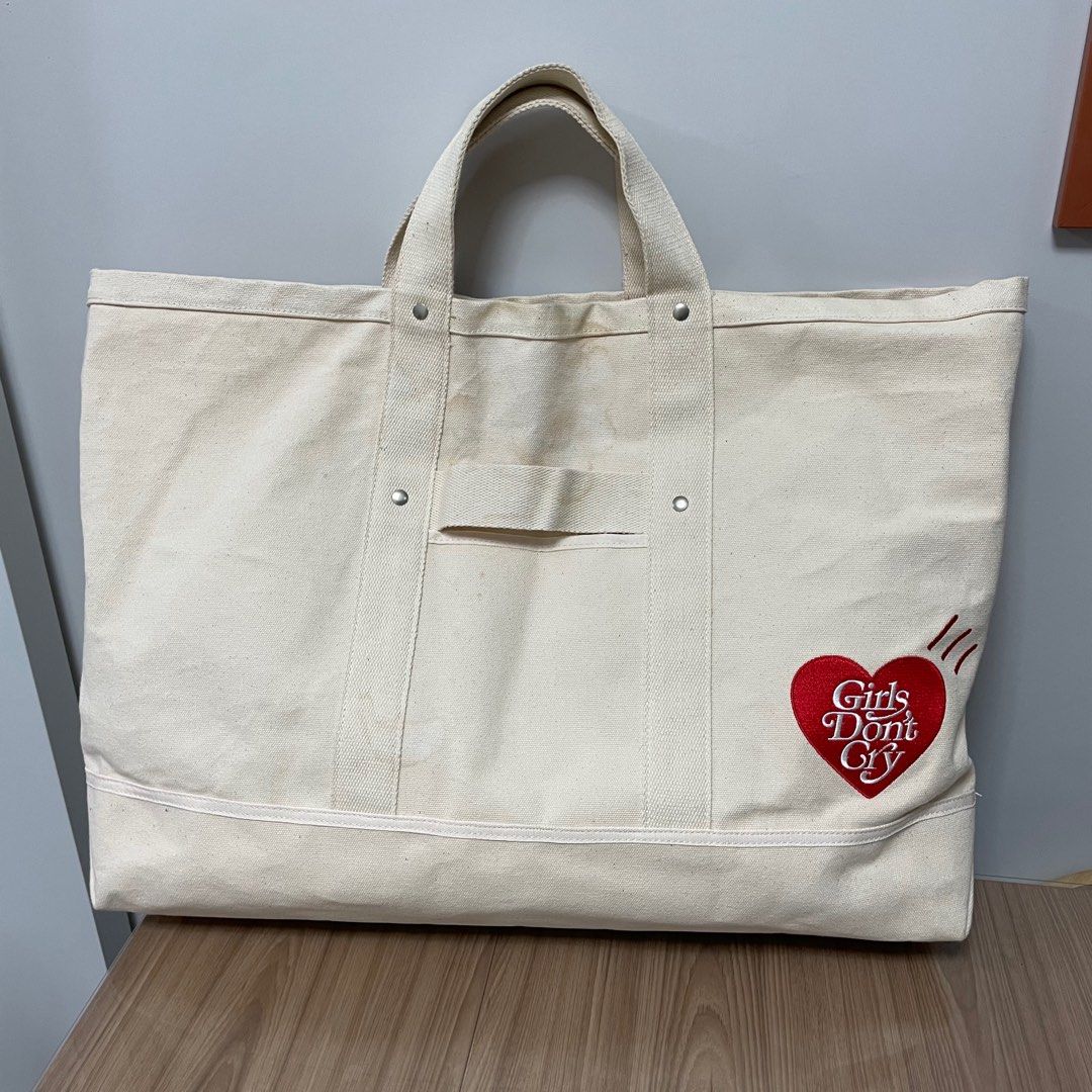 80%new> Girls don't cry Human made Large Tote bag, 女裝, 手袋及銀