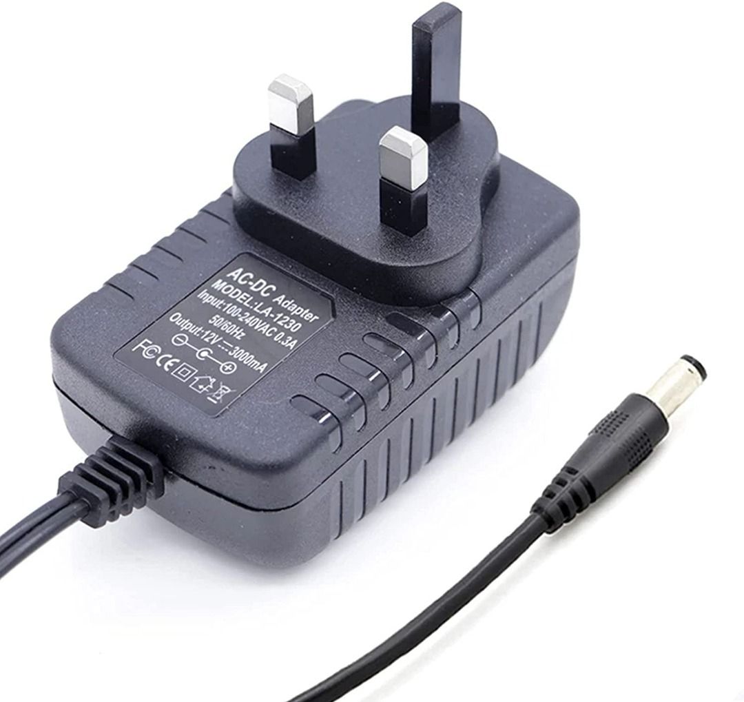 SmoTecQ 12V 2A Power Supply Adapter, 100-240V AC To DC, 5.5x2.1mm Plug - View #6