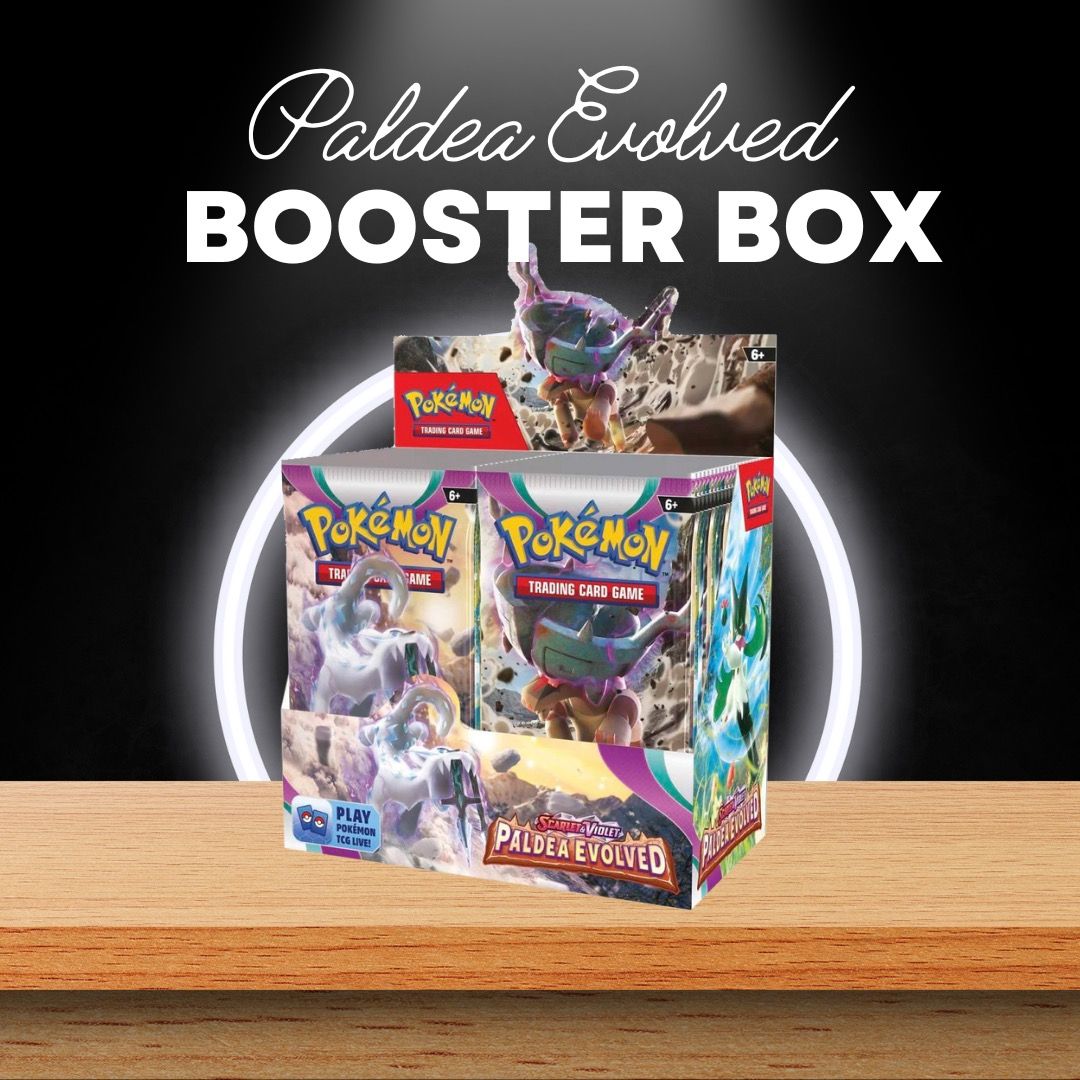 Ready Stock] Pokemon sv02 Paldea Evolved Booster Box bb, Hobbies & Toys,  Toys & Games on Carousell