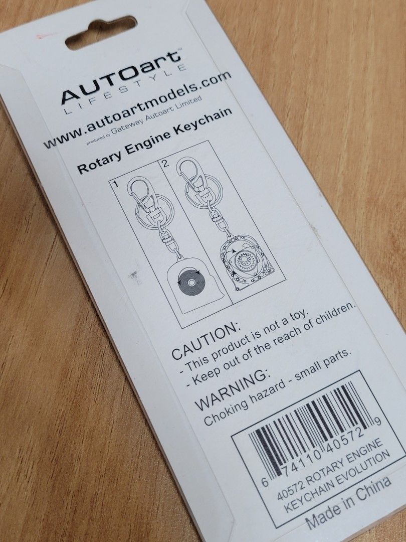 轉子引擎匙扣Autoart Rotary Engine Keychain, 汽車配件, 其他- Carousell