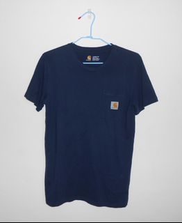 真品 美國品牌 CARHARTT POCKET 短袖 經典素面 口袋 大男童