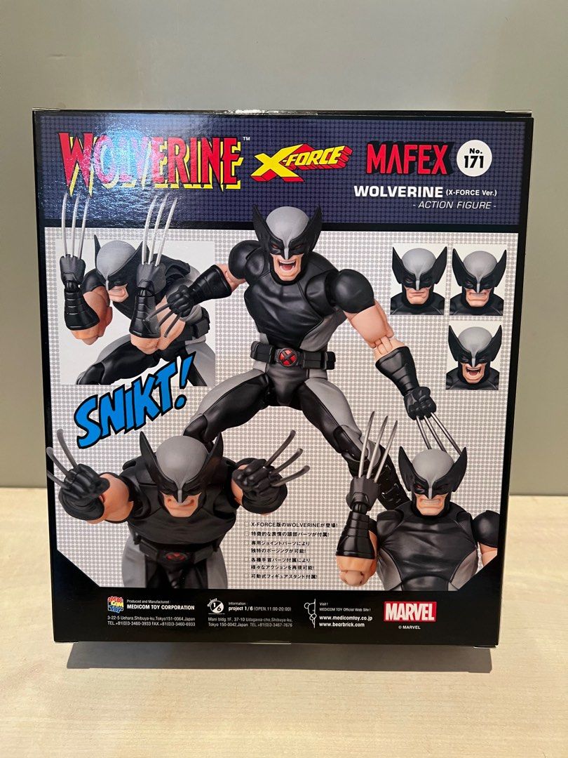 全新日版MAFEX 171 MARVEL WOLVERINE (X-FORCE Ver.) 狼人, 興趣及遊戲