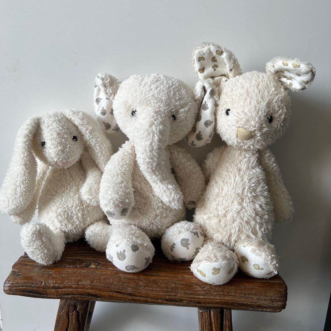 Jellycat Moonbeam Bunny Elephant Chou chou Bunny Hobbies Toys Toys Games on Carousell
