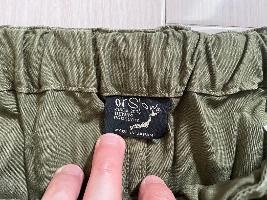 日本製OrSlow Easy Cargo Pants Army Green size L (No.3) * wtaps