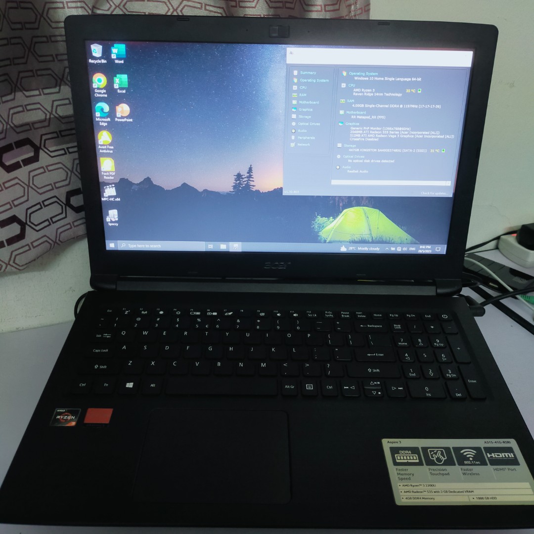 Acer A315-41G-R5RJ, Computers & Tech, Laptops & Notebooks on Carousell