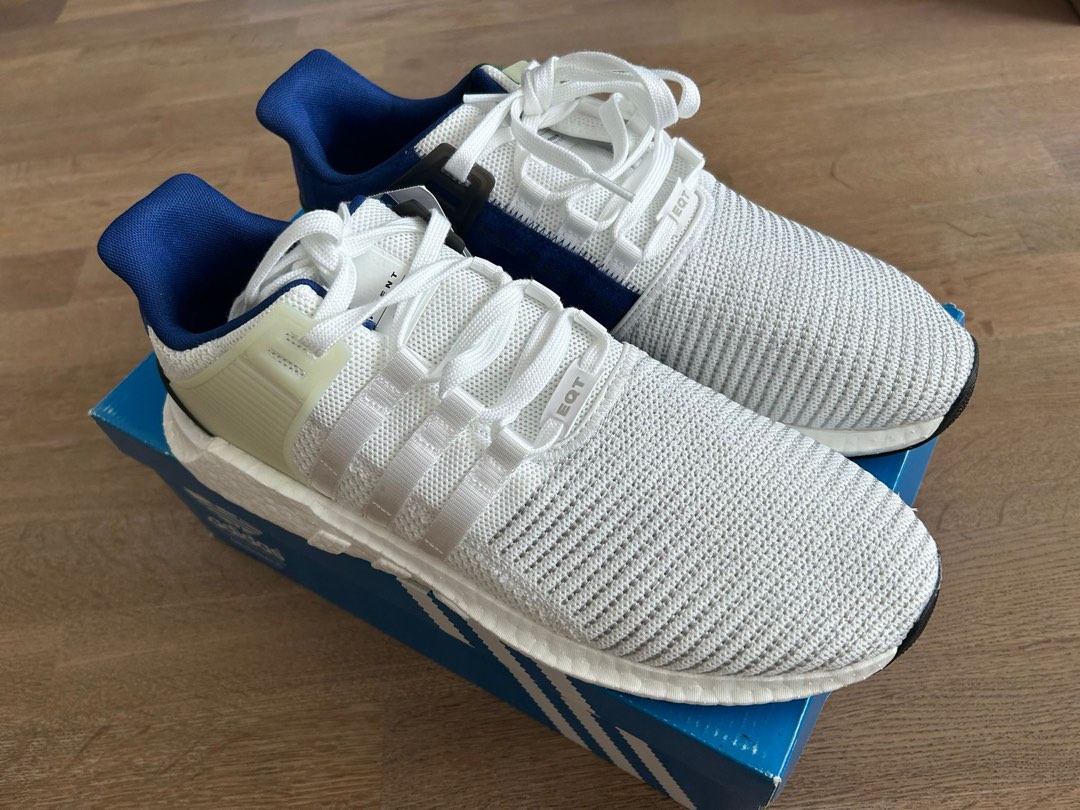 Adidas eqt support hotsell white and blue