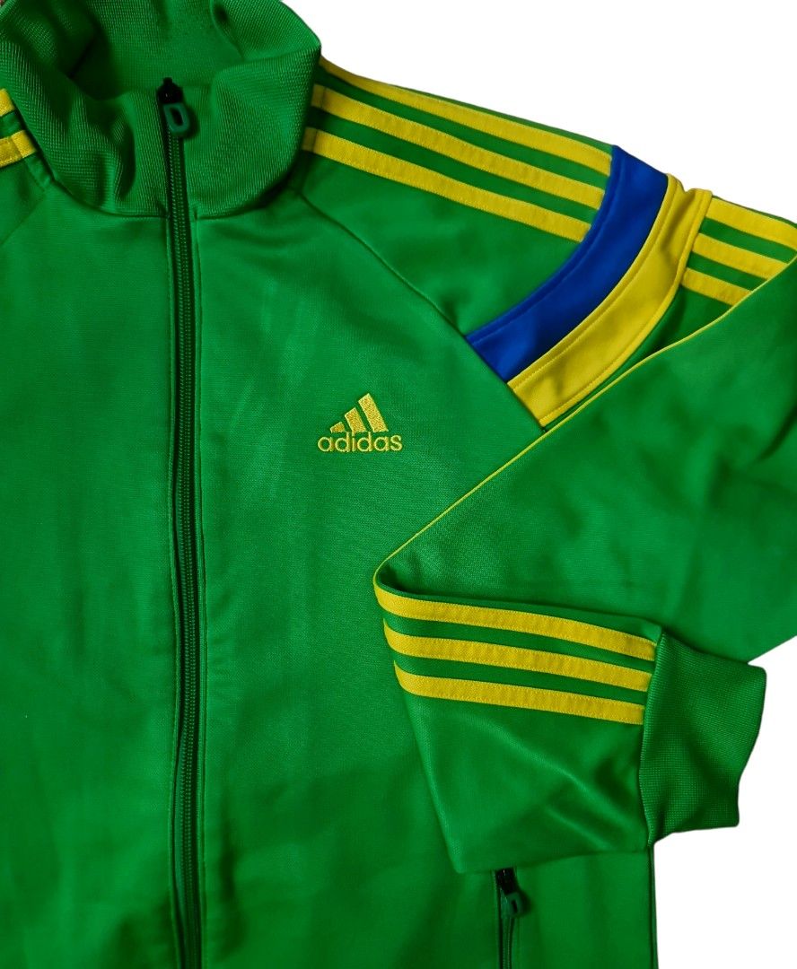 Adidas Green Tracksuit on Carousell