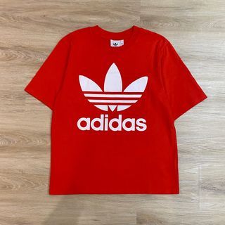 ADIDAS ORIGINALS 基本款短袖 (橘紅)