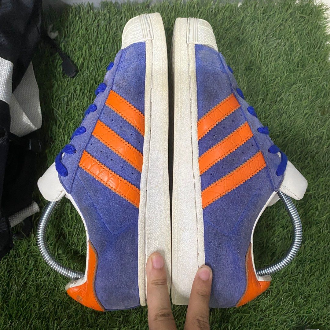adidas superstar blue orange