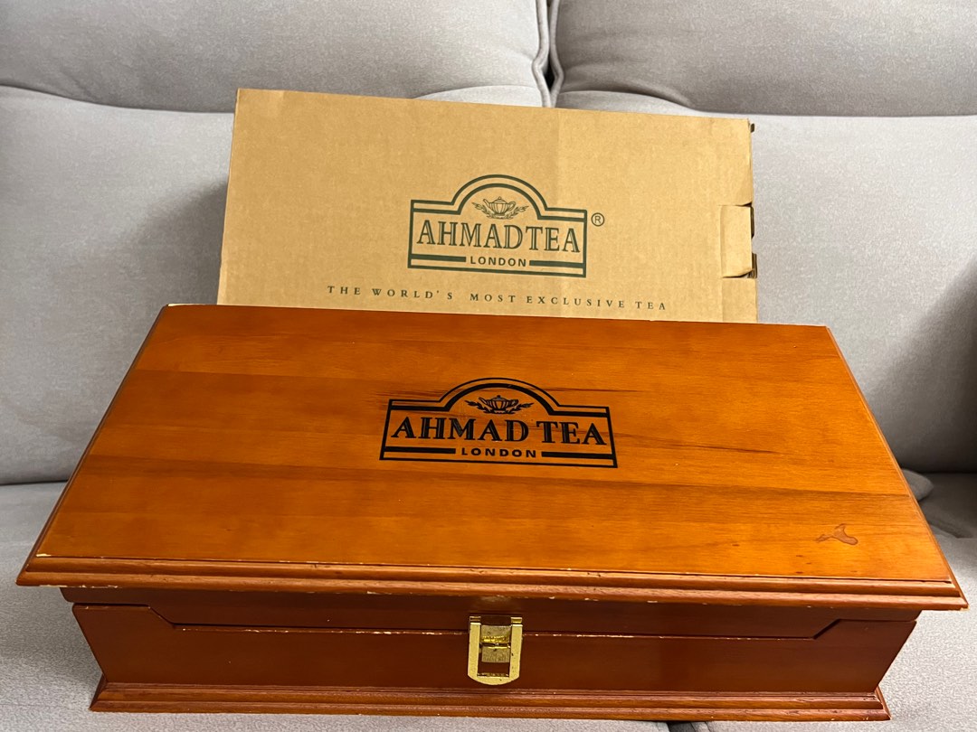 Ahmad tea storage box limited edition, Furniture & Home Living, Home