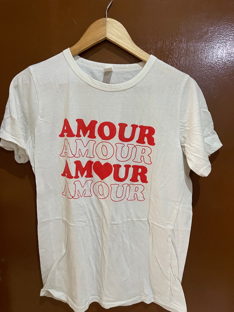 Amour White Shirt on Carousell