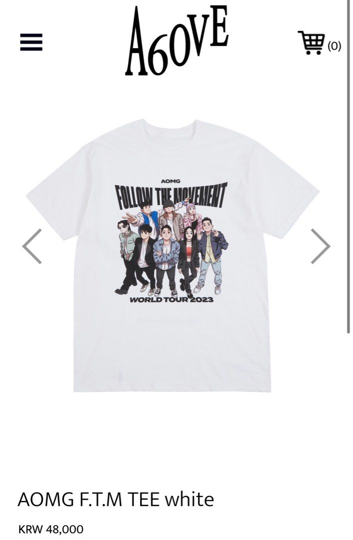Aomg shirt hot sale
