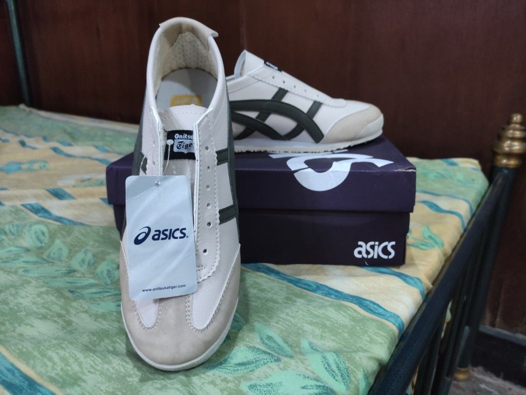 Asics Onitsuka Tiger Cream On Black Size 41