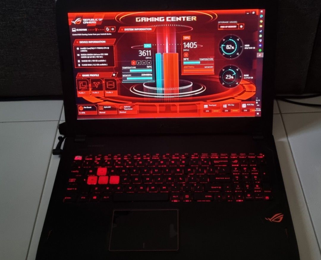 Asus discount rog gl502vm