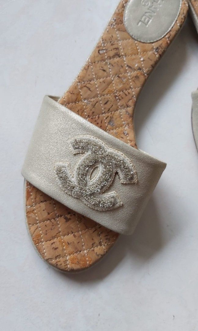 Coco chanel slides hot sale
