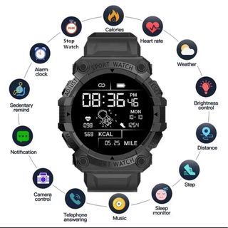 B33 Smart Watch Round Color Screen Heart Rate Bluetooth Connection Pedometer Music Weather Outdoor Smart Sports Bracelet