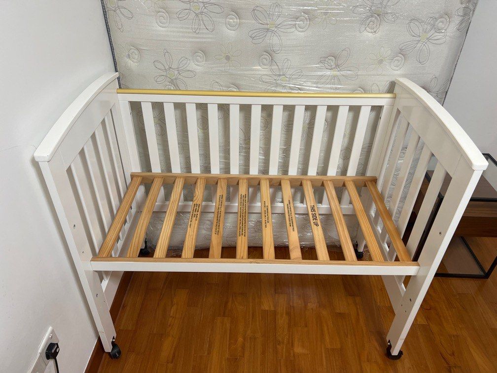 Convertible 4 in 1 Baby Cot and Cribs, Babies & Kids, Baby Nursery