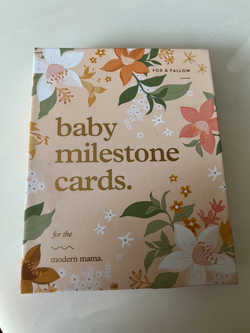 Baby milestone cards asda online