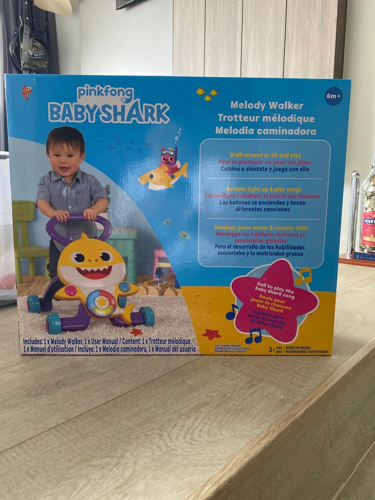 Baby shark walker, Babies & Kids, Infant Playtime on Carousell
