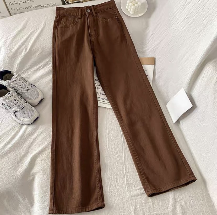 baggy brown pants, Women's Fashion, Bottoms, Jeans & Leggings on Carousell