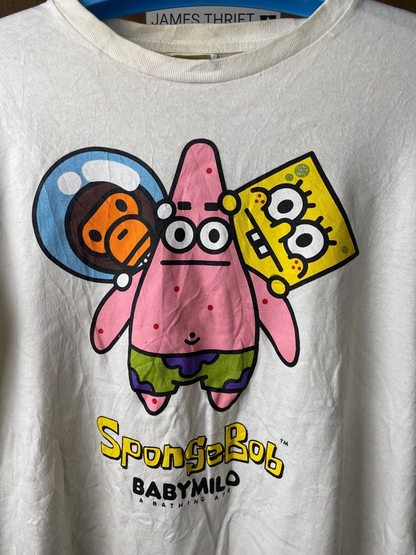 BAPE X SPONGEBOB TEE on Carousell